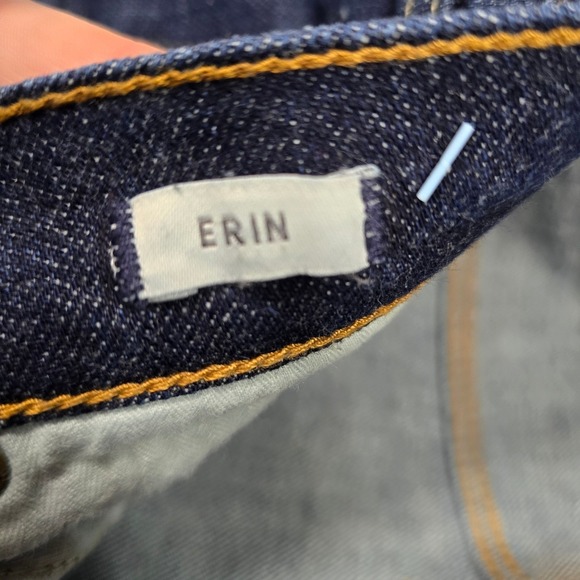 Y2k Abercrombie & Fitch Erin Slim Bootcut Jeans Dark Wash Stretch 4S W27 L31 - Picture 3 of 10